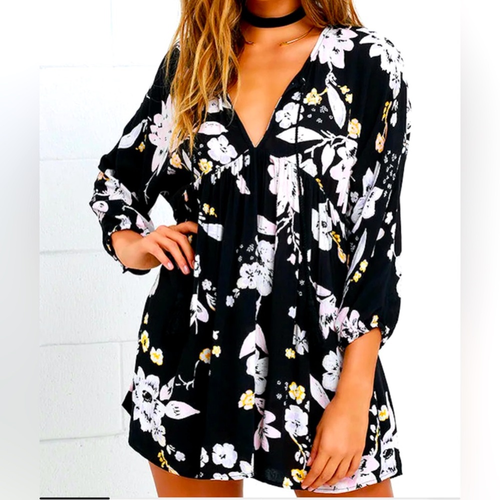 NEW Billabong Tassel Front Swing Oversized Dress Coverup, Small
